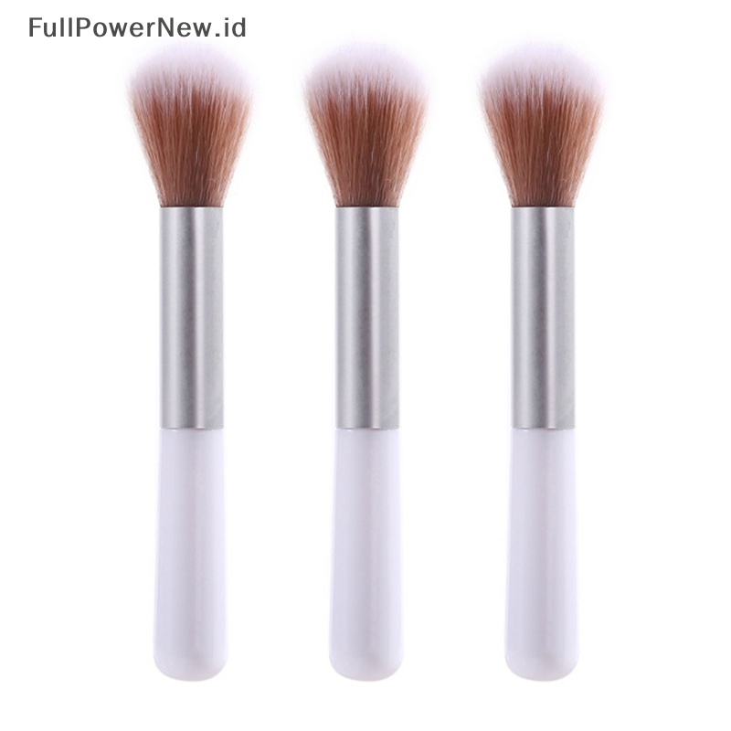 Power 3Pcs Set Kuas Makeup Profesional Foundation Blusher Brush Makeup Kosmetik ID