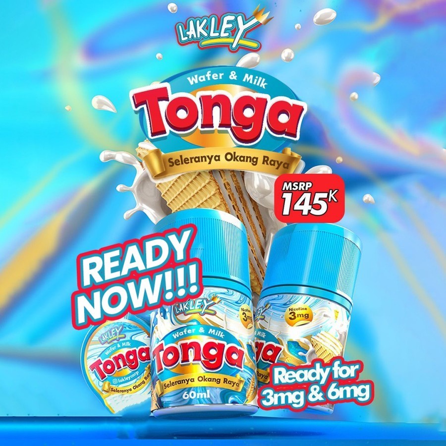 Lakley Tonga Wafer And Milk 60ML New Cukai