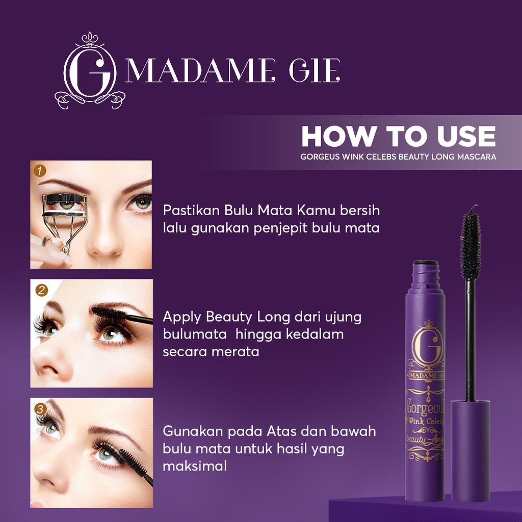 Madame Gie Gorgeous Wink Celebs Mascara