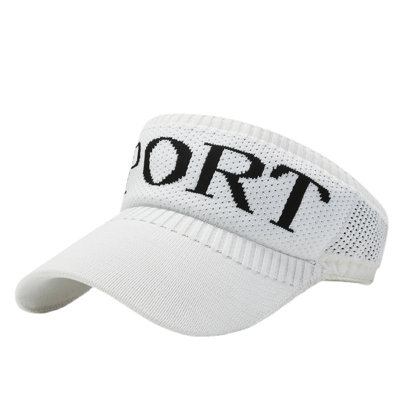 (Dalam Stok, Dikirim Dari Jakarta)2022 topi wanita musim panas dan musim gugur huruf terbaik kosong topi itik perlindungan matahari di luar topi baseball olahraga berputar topi matahariTopi Sport Wanita Outdoor Golf Senam Zumba Bahan Rajut Elastis