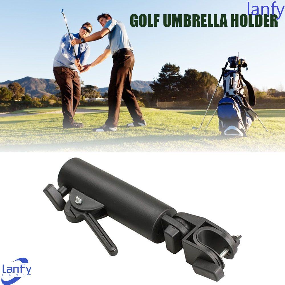 Lanfy Tempat Payung Golf Universal Troli Golf Umbrella Stand Clip Buggy Payung Munt Bracket