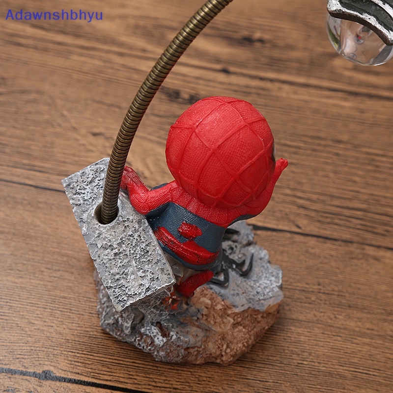 Adhyu Spiderman Anime Kartun Figure Boneka Anak Super Hero Spider Man Lampu Malam Mainan Anak Hadiah Dekorasi Rumah Hiasan ID