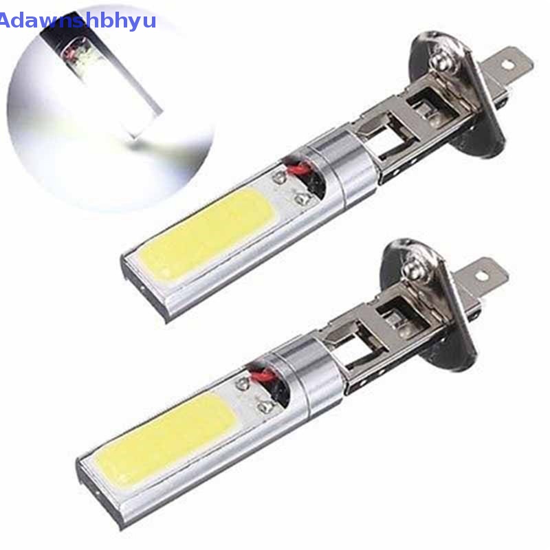 Adhyu 2PCS H1 COB LED Auto Fog Light Headlight DRL Siang Hari Berjalan Lampu Bohlam Putih  Id