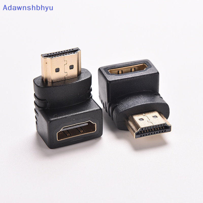 Adhyu Adapter Kabel HDMI Sudut Kanan Male to Female Konektor Tv270 90derajat HDTV ID