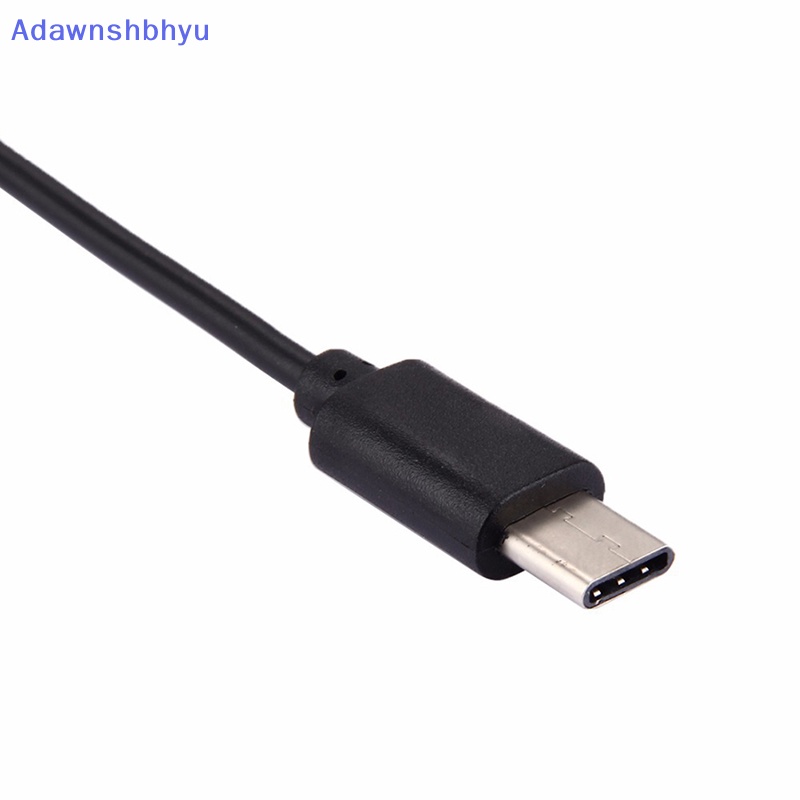 Adhyu 3in1 3port USB-c Type-c 3.1 Male to USB 2.0 OTG HUB Adapter Kabel Converter ID