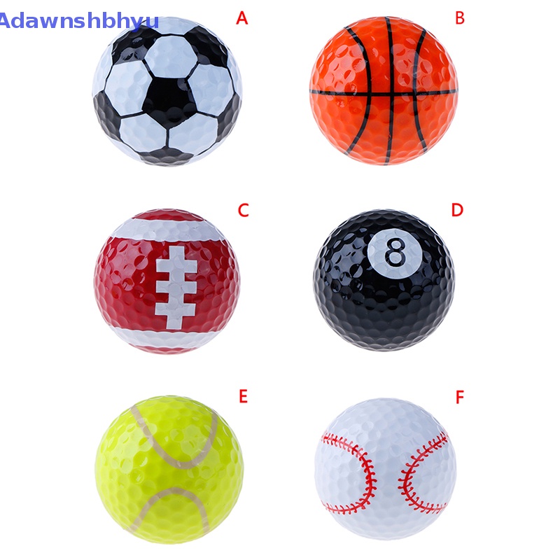 Adhyu Bola Golf Olahraga Outdoor Golf Game Strong Resilience Force Sports Practice Ball ID