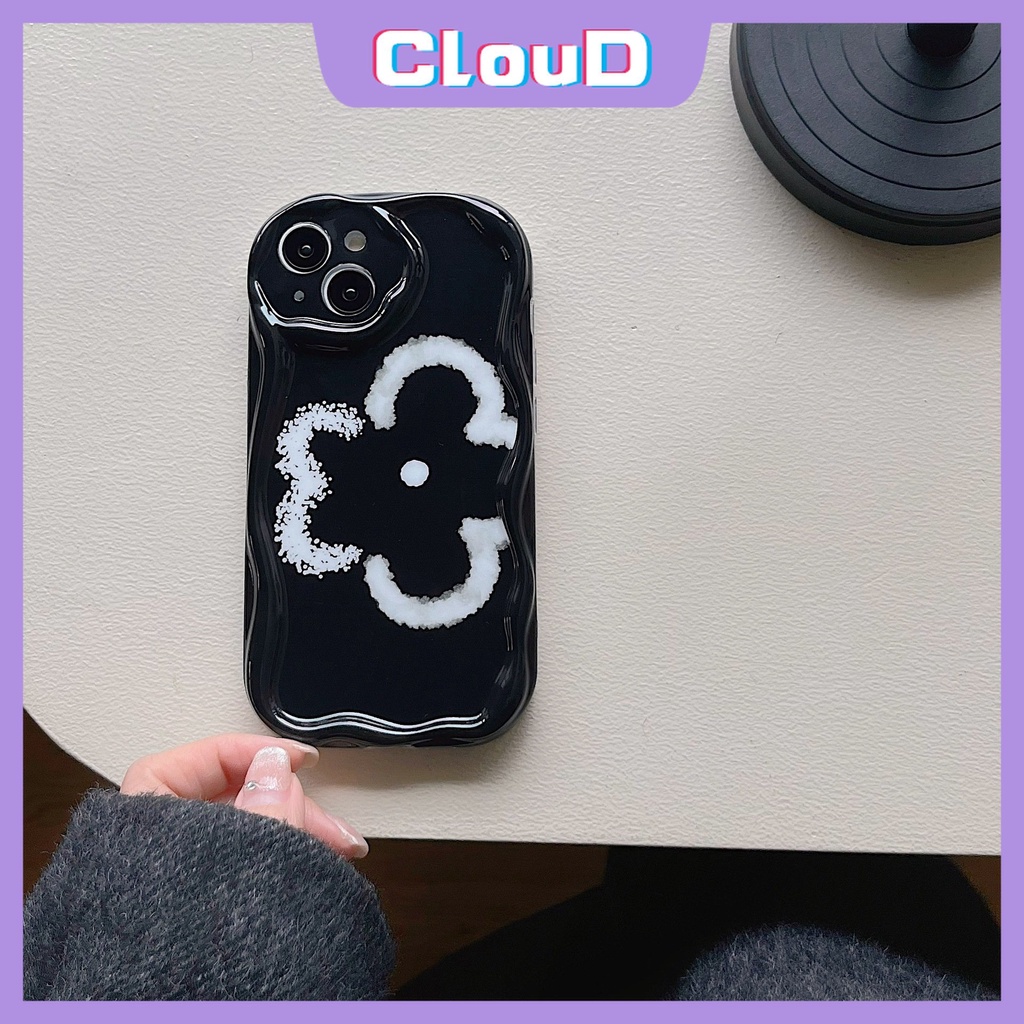 Casing Bunga Simple Untuk Redmi 9A 9T 10A 10 9 A2 10C A1 9C NFC POCO M3 Redmi Note9 11s 8 10S 10 11 10Pro Max Shockproof Glossy 3D Wavy Curved Edge Floral Tpu Soft Cover