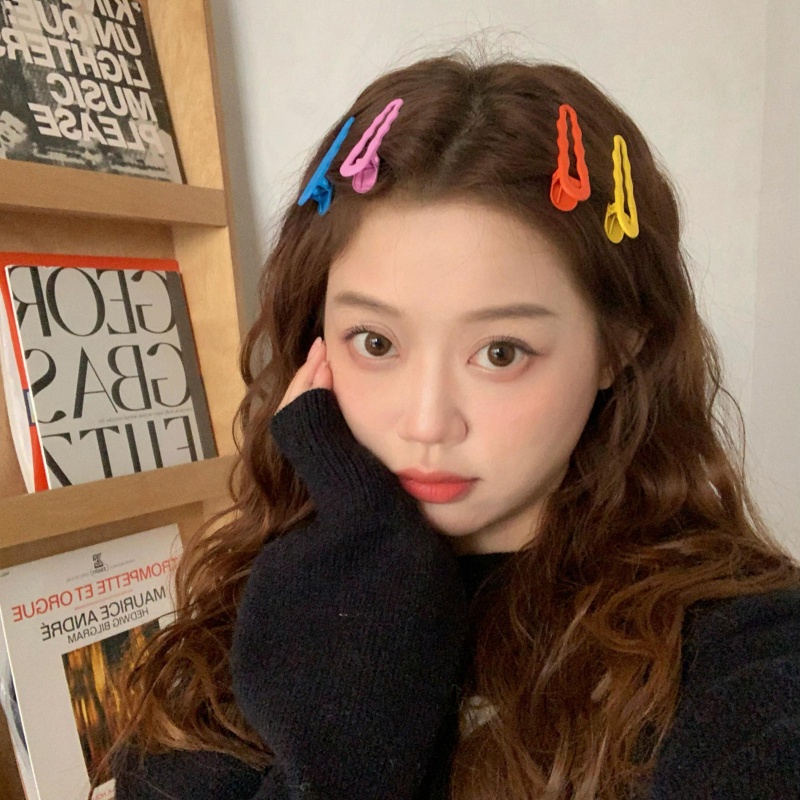 Women Korean INS Style Hair Clip/Gadis Jepit Rambut Lucu Warna-Warni/Ladies Simple Hair Pin/Jepit BB Anak/Holder Ponytail Anak Perempuan/Aksesoris Rambut Elegan