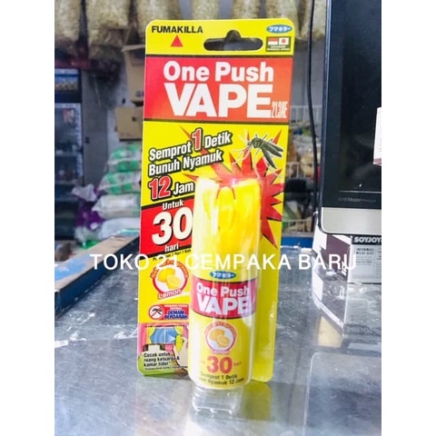 Vape One Push Aerosol Untuk 30 Hari 1 Pc Wangi
