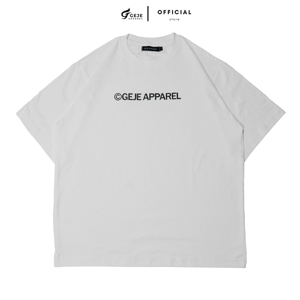 Geje Apparel - T-Shirt Oversize White Graphic Soldier of God