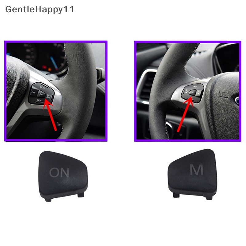 Gentlehappy Tombol Kemudi Volume Audio Mobil Tombol M ON Untuk Ford Escort Fiesta MK7 id