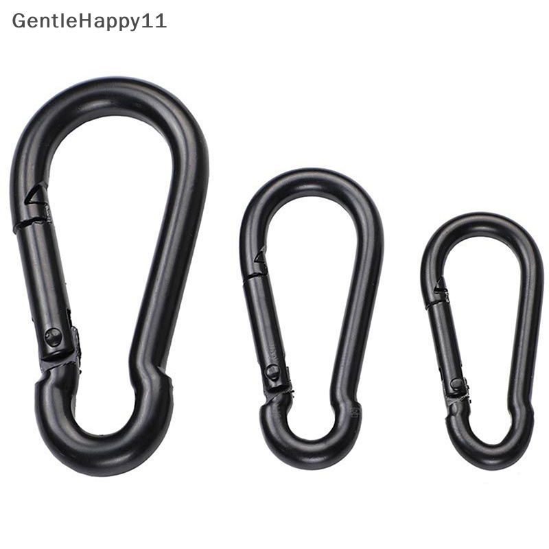 Gentlehappy Gantungan Kunci Logam Klip Kait D Carabiner Hooks Konektor Untuk Membuat Perhiasan Key Ring Temuan DIY Grosir id