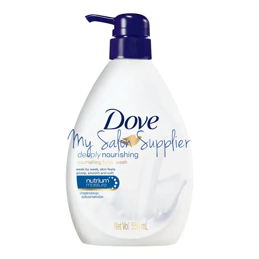 Dove Deeply Nourishing Body Wash Moisture 550ml Pump