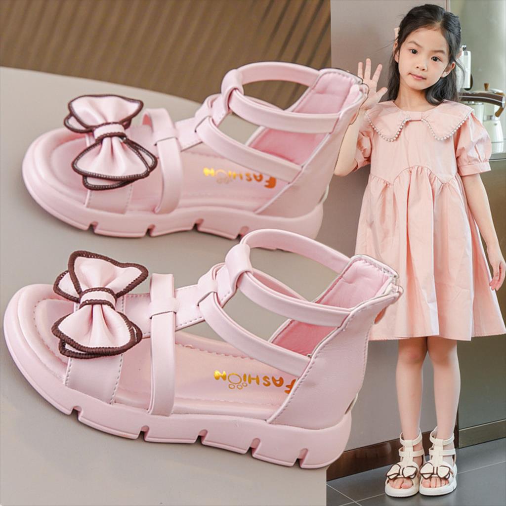 Juragan Junior [COD] Sandal BEBERI  Anak Perempuan Import Size 27-37 Usia 2-10 Tahun