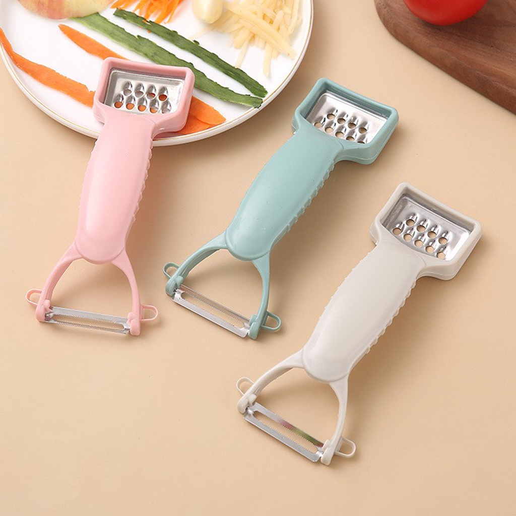 ❤️GTB❤️ ALAT PENGUPAS BUAH 2 IN 1 / PEELER SERBAGUNA / PISAU PENGUPAS KENTANG WORTEL / PEELER BUAH SLICER R874