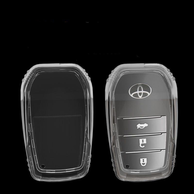 Untuk Toyota New Camry Dan Corolla Altis 2019-2020 Keyless Car Key Remote Sepenuhnya Transparan Silicone Case Cove