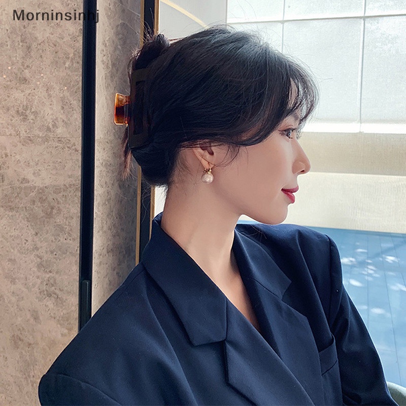 Mornin Anting Liontin Mutiara Wanita Elegan Baru Perhiasan Fashion Korea Sederhana id