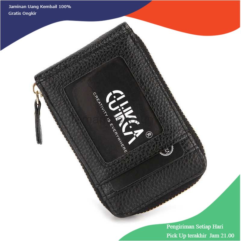 TD - DPR CUIKCA Dompet Kartu Travel Bahan Kulit PU Multifungsi - HF033