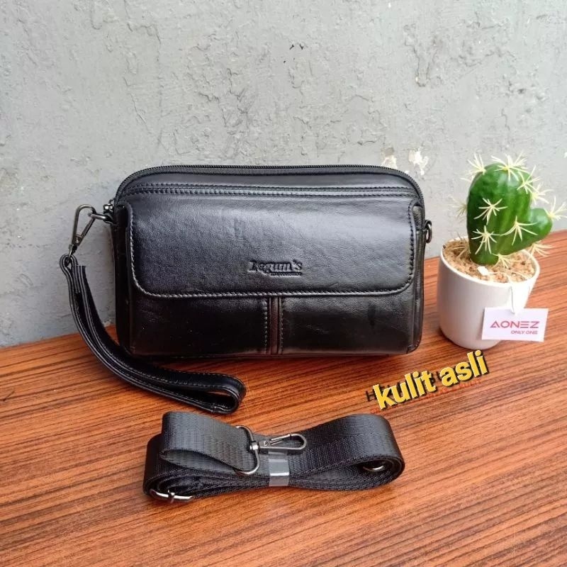 Handbag/Selempang Kulit Asli Sapi Pria/Wanita Kulit Import LX_Store