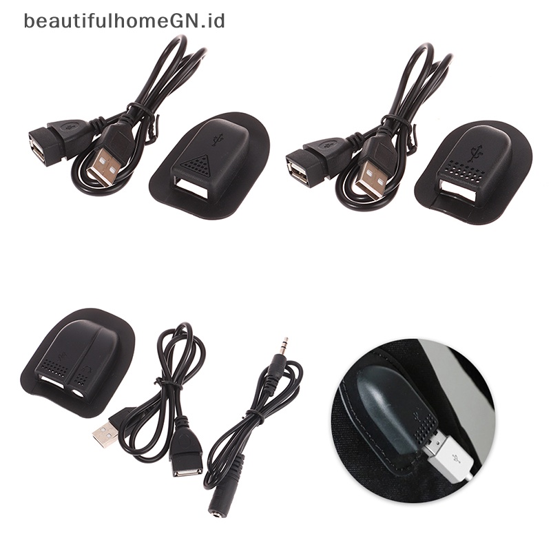 {Cantik} Luar USB Antarmuka Eksternal Pria Ke Wanita Kabel Data Pengisian Kabel Ekstensi Ransel Aksesoris Koper~