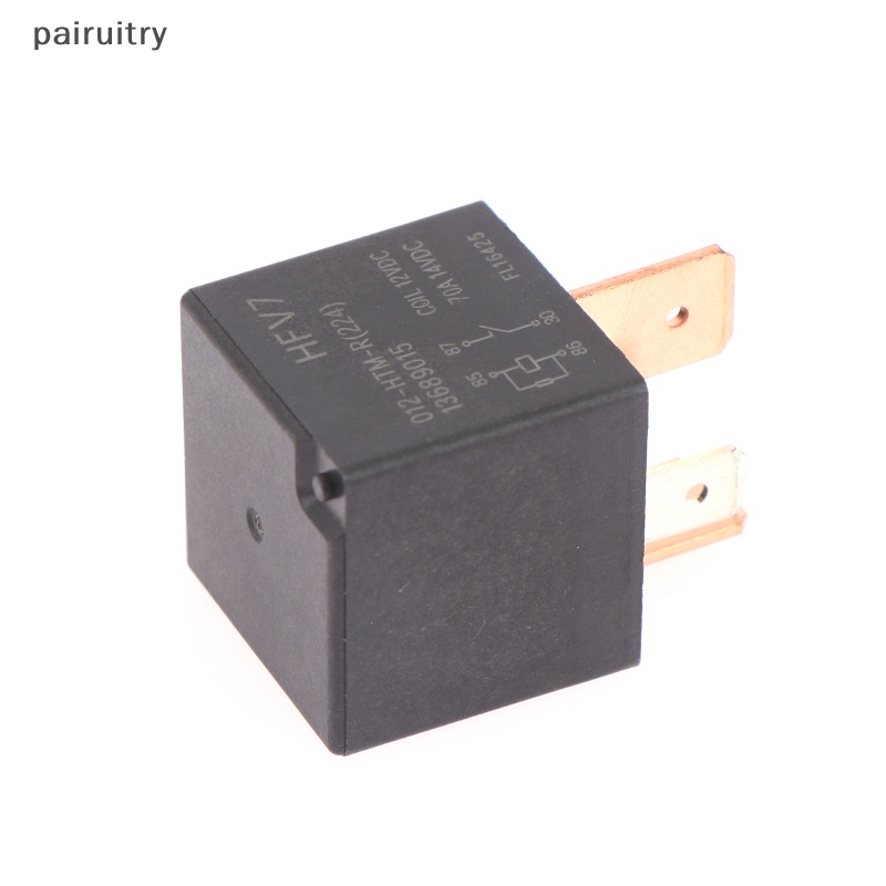 Relay PRT 1pc 12V HFV7 012-HTM-R 70A 12VDC 4Pins Relay Mobil PRT