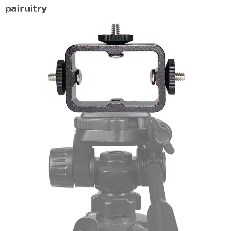 Prt 3in1 Holder Head Mount Flash Adapter Phone Light Stand Holder Untuk Siaran Langsung Selfie Kamera Ponsel PRT