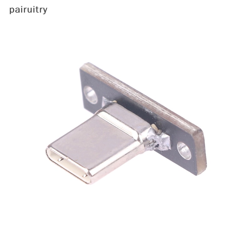 Prt Type-C Kabel Data Charging Jack Test Board Dengan Pin Header USB 3.1 Male Connector Dengan Plat Tetap PRT