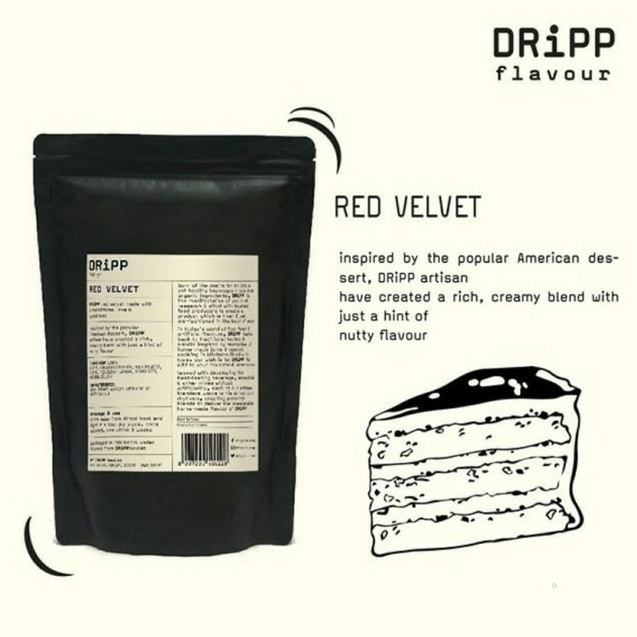 

Terjangkau~Bongkar Gudang DRiPP Red Velvet Powder - Bubuk Red Velvet 760 gr