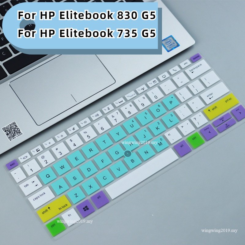 Sarung Keyboard Laptop Silikon Untuk HP Elitebook 830g5 Elitebook 735g5 13inch Cover Tahan Debu Tahan Air Film Pelindung