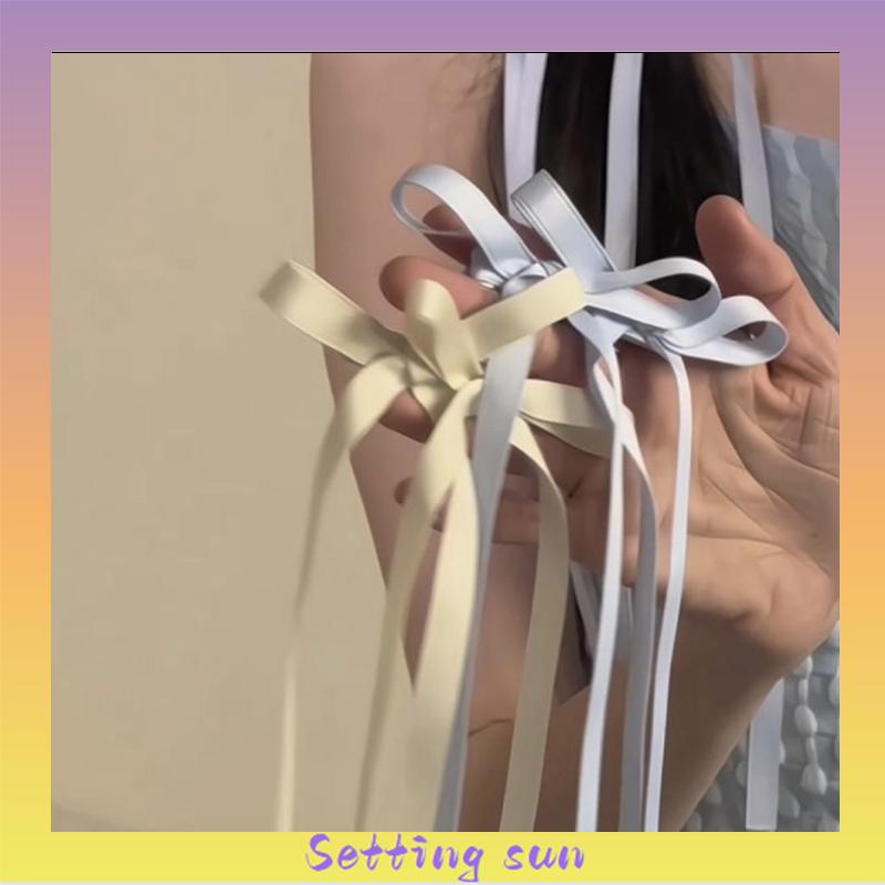 Jepit Rambut Kupu-kupu Pita Wanita Korea Ikatan Simpul Gadis Manis Twists  Hair Braid Aksesoris Rambut  TN