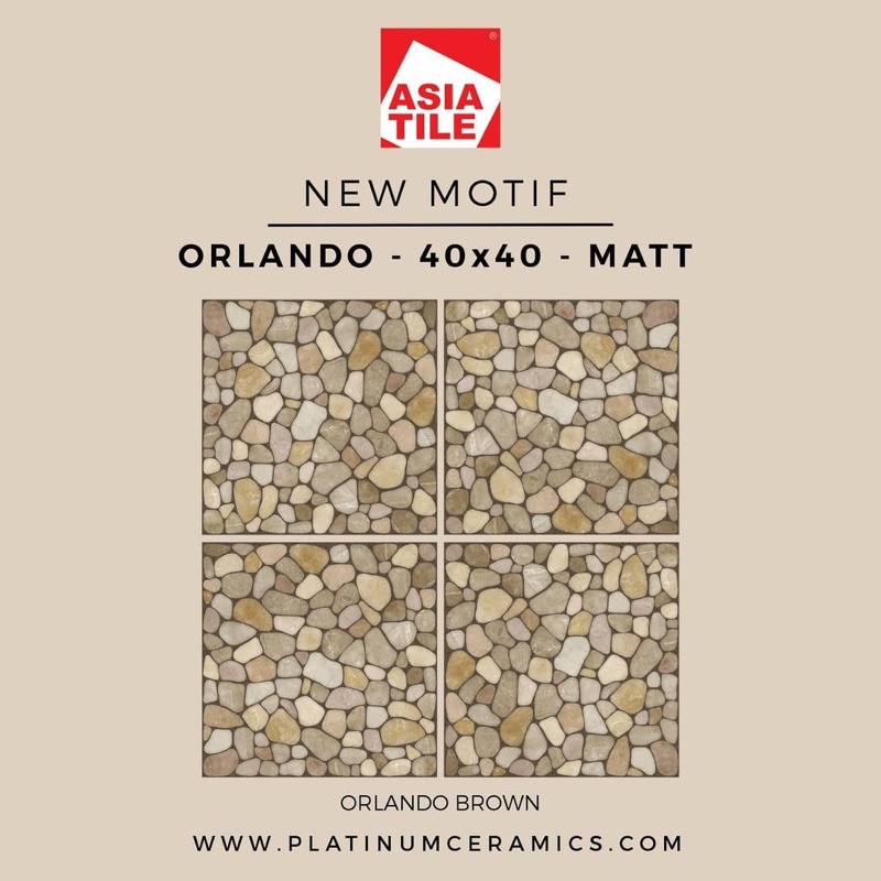 KERAMIK LANTAI 40x40 ORLANDO / MATT / KW 1 / ASIA TILE