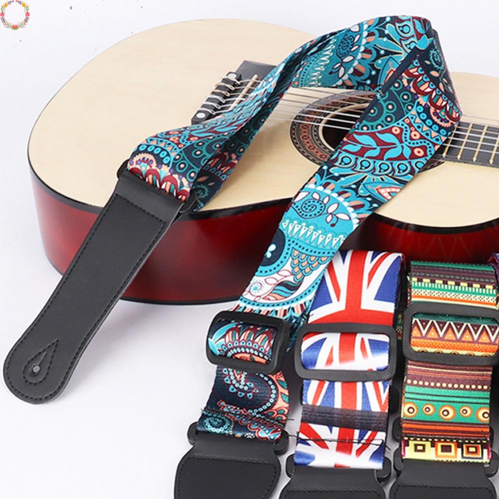 Strap Gitar Untuk Gitar Listrik Akustik &amp; Bass Gitar Multi Warna.Nylon.Part