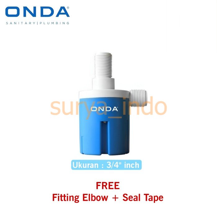 STOP KRAN OTOMATIS VERTIKAL 3/4&quot; ONDA PELAMPUNG KERAN AIR TOREN TANDON