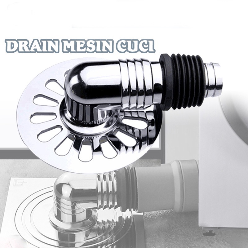 Floor drain mesin cuci full set Sambungan pembuangan air mesin cuci