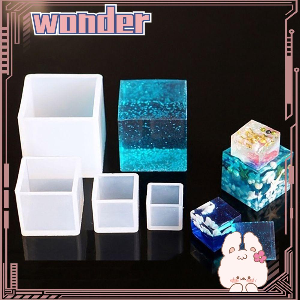 Wonder Resin Cetakan Transparan UV Epoxy Pendant Alat Membuat Perhiasan