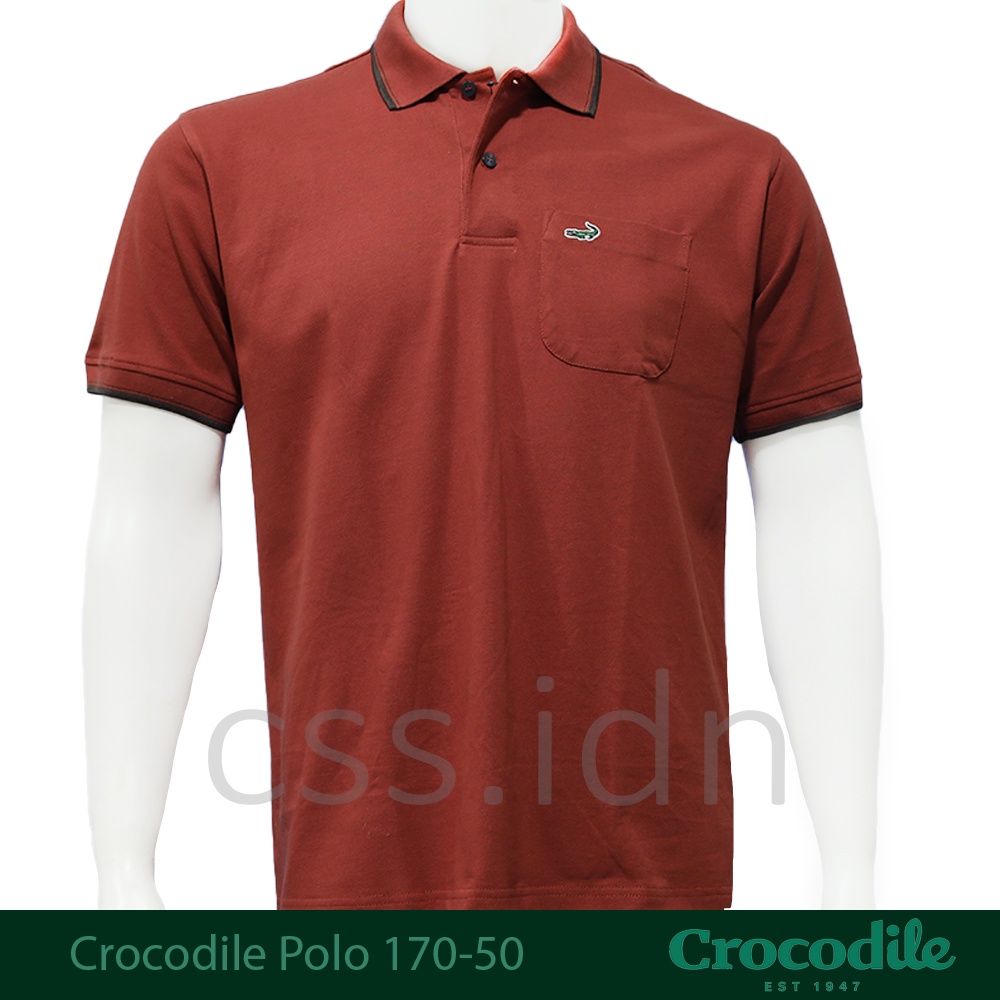Crocodile Men Polo Shirt - Kaos Berkerah Polo Pria Polos 170