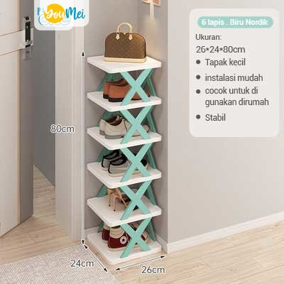 Rak Sepatu Susun / Shoe Rack Sandal Holder Serbaguna - 1102