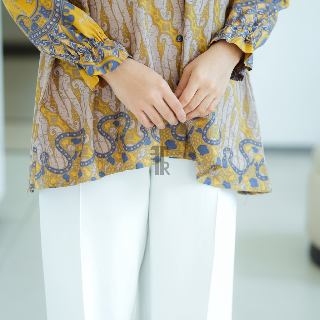 FITTINGROOM11 Blouse Batik -  Harshita Blouse Bunga