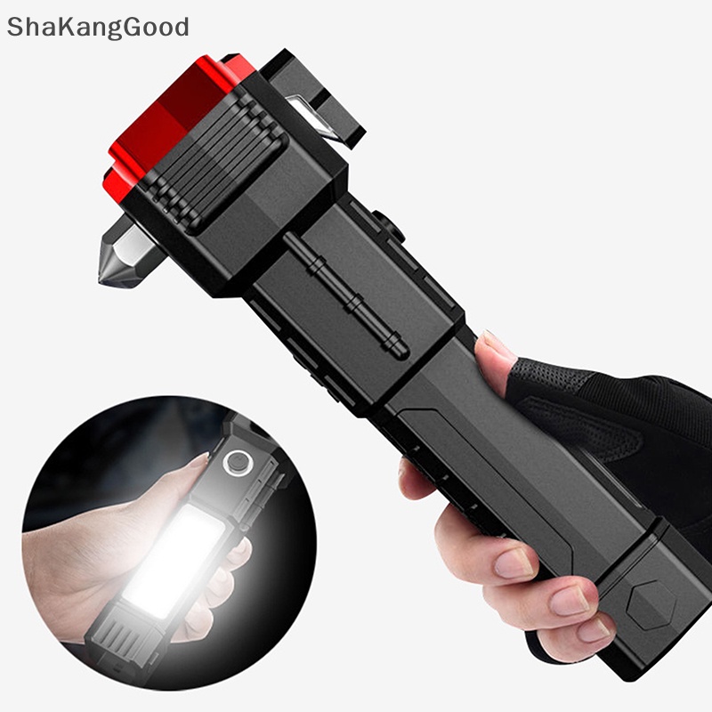 Skid al Senter Mobil safety hammer flashlight USB charging treasure SKK