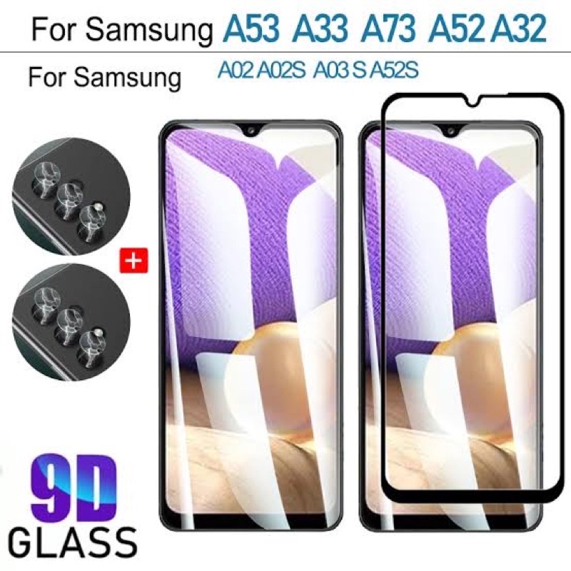 Tempered Glass Samsung A23/A32/A52/A52S/A53/A72/A22/M22/A33/M32/M31/M51/M52/ S21 FE/ Anti Gores Full Screen