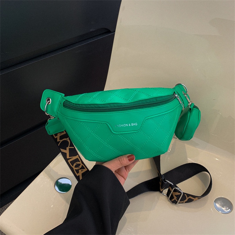 Tas Wanita Sederhana Tas Dada Temperamen Rantai Tas Pinggang Canggih Kasual Messenger Tas Wanita tas