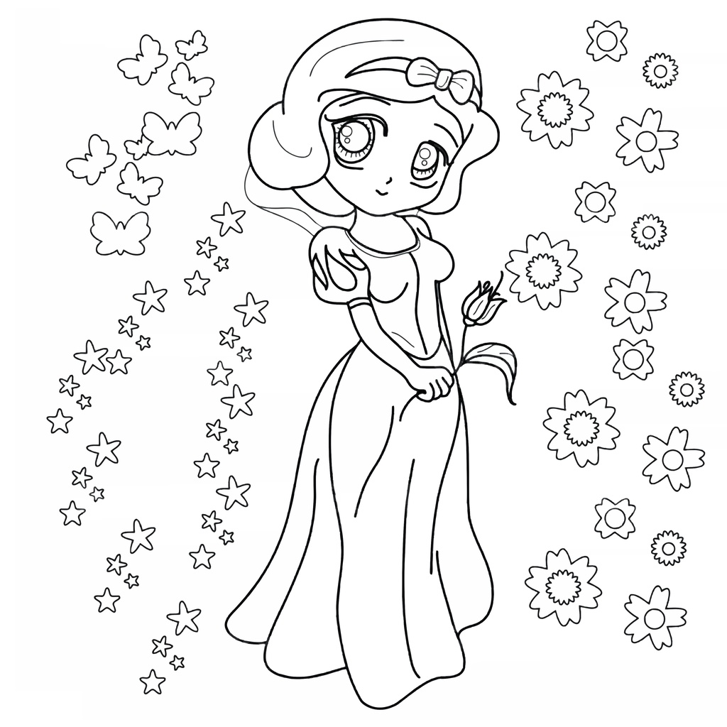 

Gambar Mewarnai ~ PRINCESS/ Seketsa Lukis / Drawing Sketch / Sketsa Menggambar A4 (Bukan Buku) ANAK TK PAUD