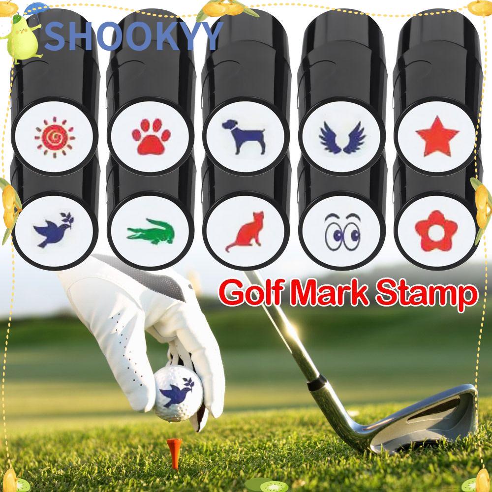 Chookyy Golf Ball Stamper Segel Tanda Hadiah Golfer Cepat Kering Tahan Lama