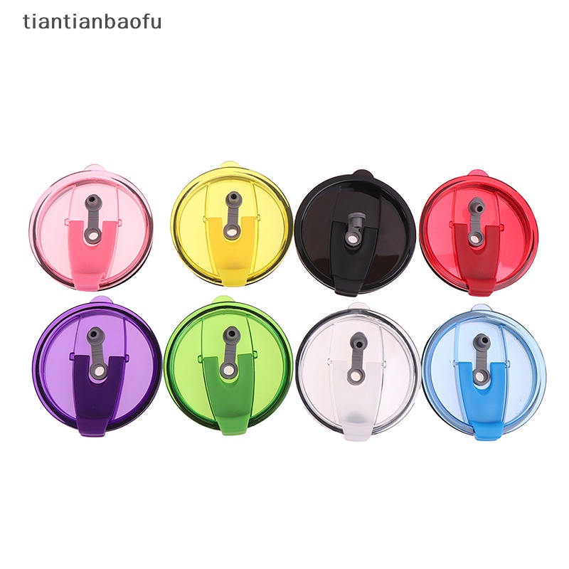 [tiantianbaofu] 30oz Sealing Bottle Cover Splash Spill Proof Tutup Plastik Polos Untuk Tumbler Cup Butik