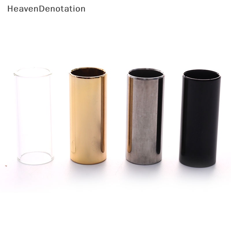 [HeavenDenotation] 60mm Bar Slide Gitar Bahan Metal Stainless Steel/Glass Finger Slides Untuk Ukulele HDV