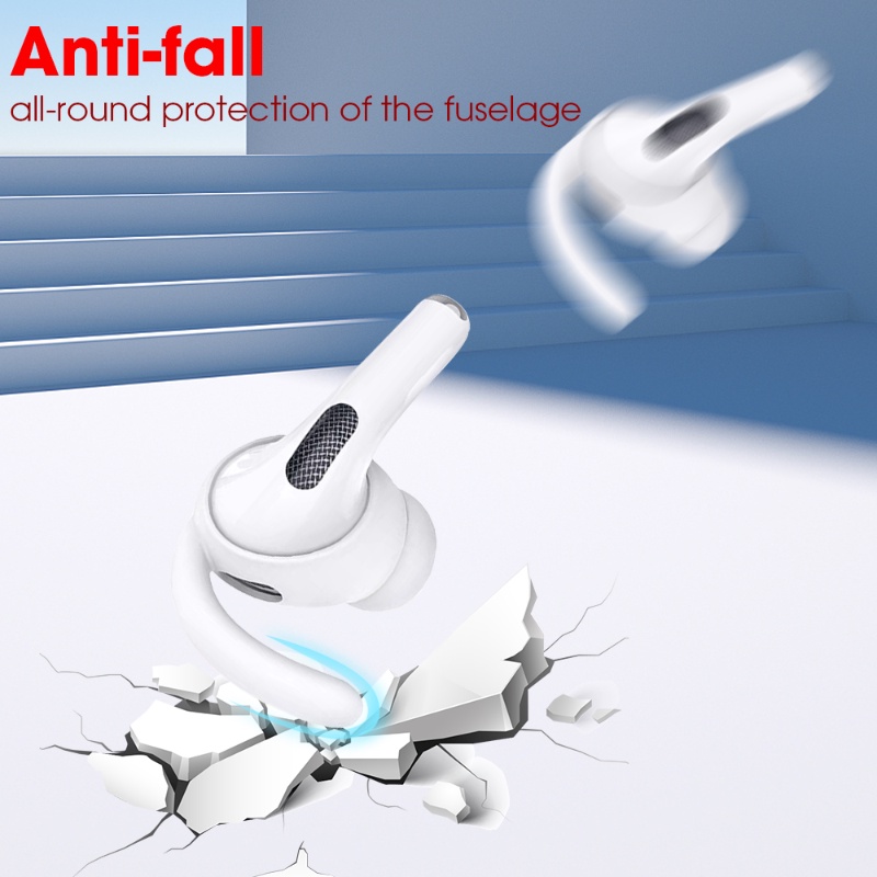 [Harga Grosir] Kait Telinga Anti slip Dan Anti Jatuh Kompatibel Untuk Airpods Pro/Pro2/Kait Telinga Olahraga Silikon Lembut Anti Hilang/Aksesoris Penutup Telinga Headset Bluetooth