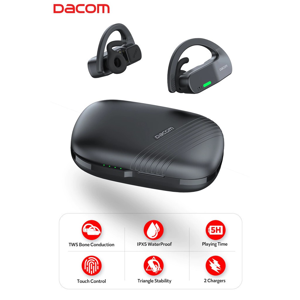 AKN88 - DACOM BoneBuds - TWS Bluetooth Earphone - Bone Conduction Technology