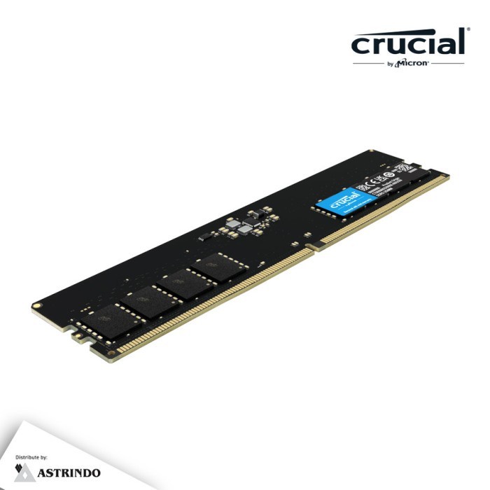 Memory Ram PC Crucial DDR5 UDIMM 16GB 32GB PC41600 5200MHz Single