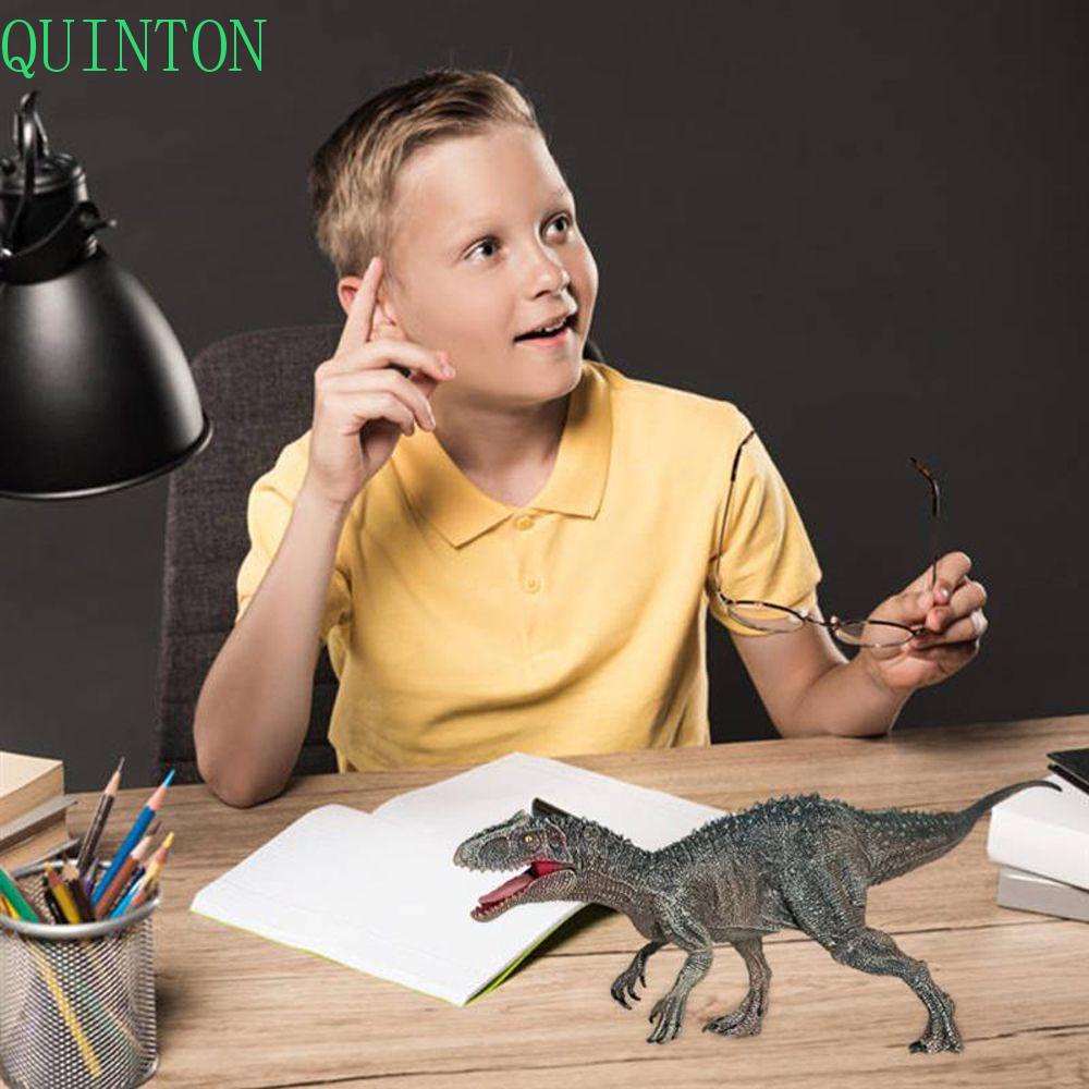 Quinton Indominus Rex Action Figure Kreatif Novelty Dinosaur Animals World Jaw Dinosaurus Animal Simulasi Mainan Permainan Keluarga Koleksi Mainan Simulasi Tirani Naga