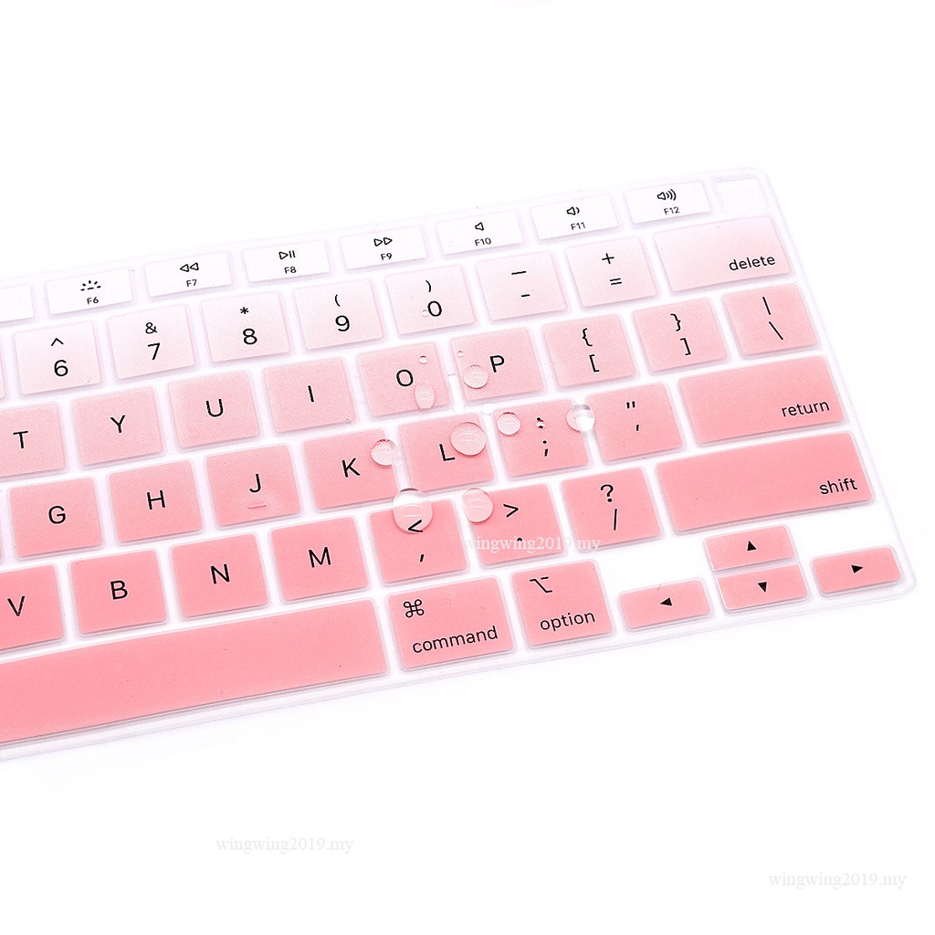 Skin Cover Keyboard Untuk 20212020 MacBook Air 13inch A2179 Dan A2337 Dengan Touch ID Untuk MacBook Air Keyboard Cover Layout US